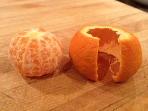 خلال پوست پرتقال خوراکی است؟